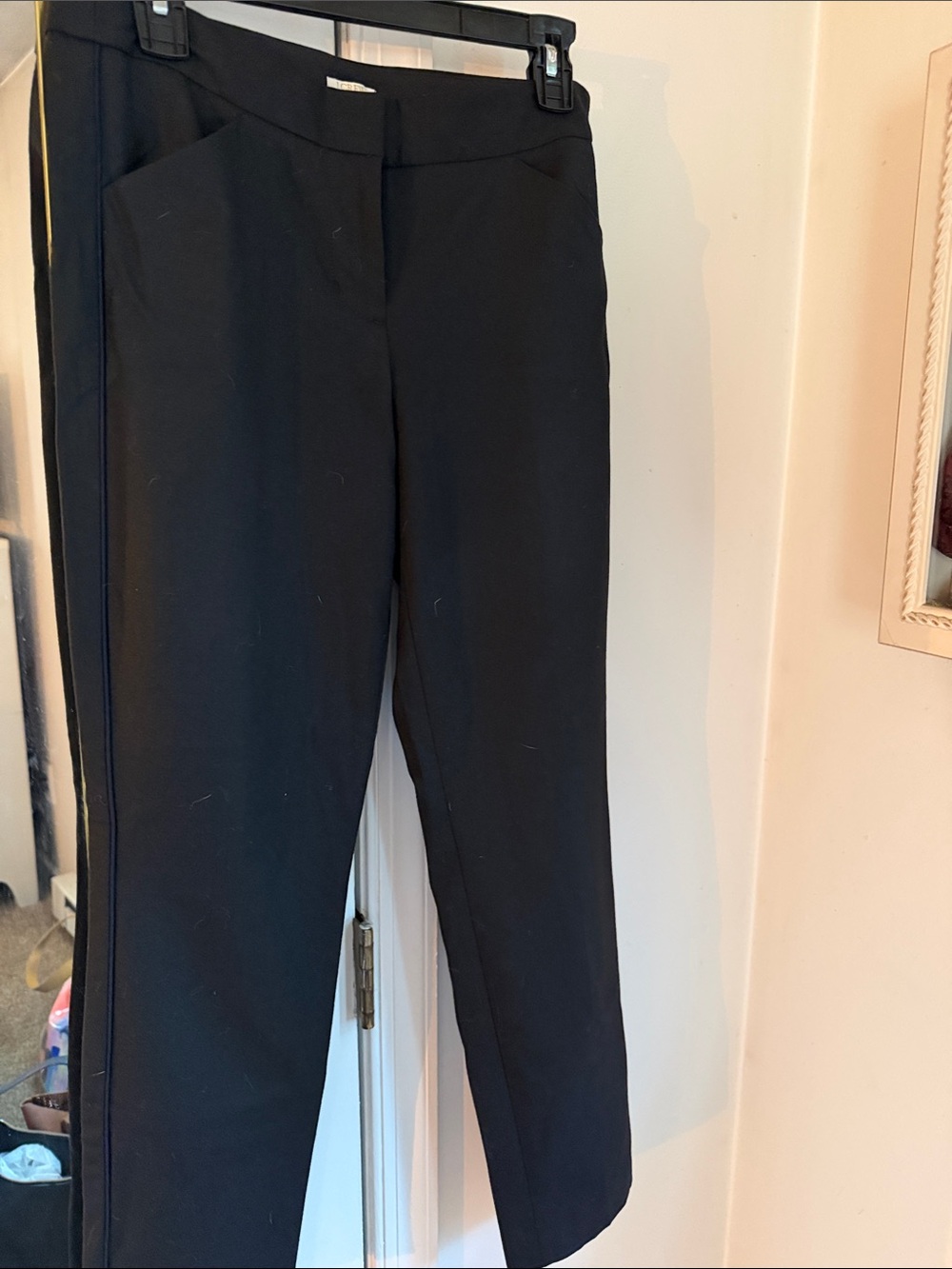 J. Crew Black Straight-Leg Women's Pants